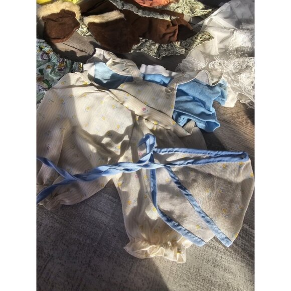 CPK + Lot Baby Girls Dresses Outfits Vtg 1990s Reborn Dolls - Picture 10 of 12